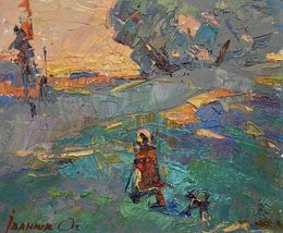 Painting, Autumn road, Ivanyuk Oleksiy