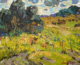 Painting, Behind the grove-grove, Ivanyuk Oleksiy