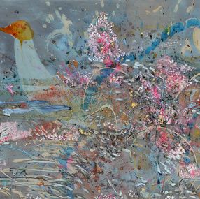 Gemälde, Swan Lake, Sara Conca