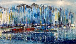 Gemälde, La Bay de Hong Kong, Frank De Blok