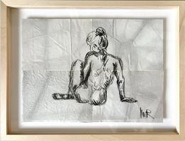 Painting, Chloé - serie paper #2, Marie Renaud