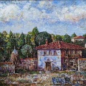 Gemälde, Cycle northwest - the quiet courtyards, Valeri Tsenov