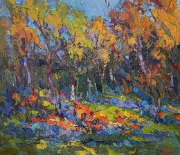 Painting, Autumn crimson, Oksana Ivanyuk