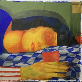 Peinture, Femme - toile, Kazy Usclef