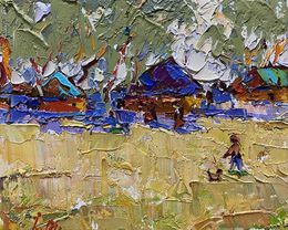 Painting, Lane, Ivanyuk Oleksiy