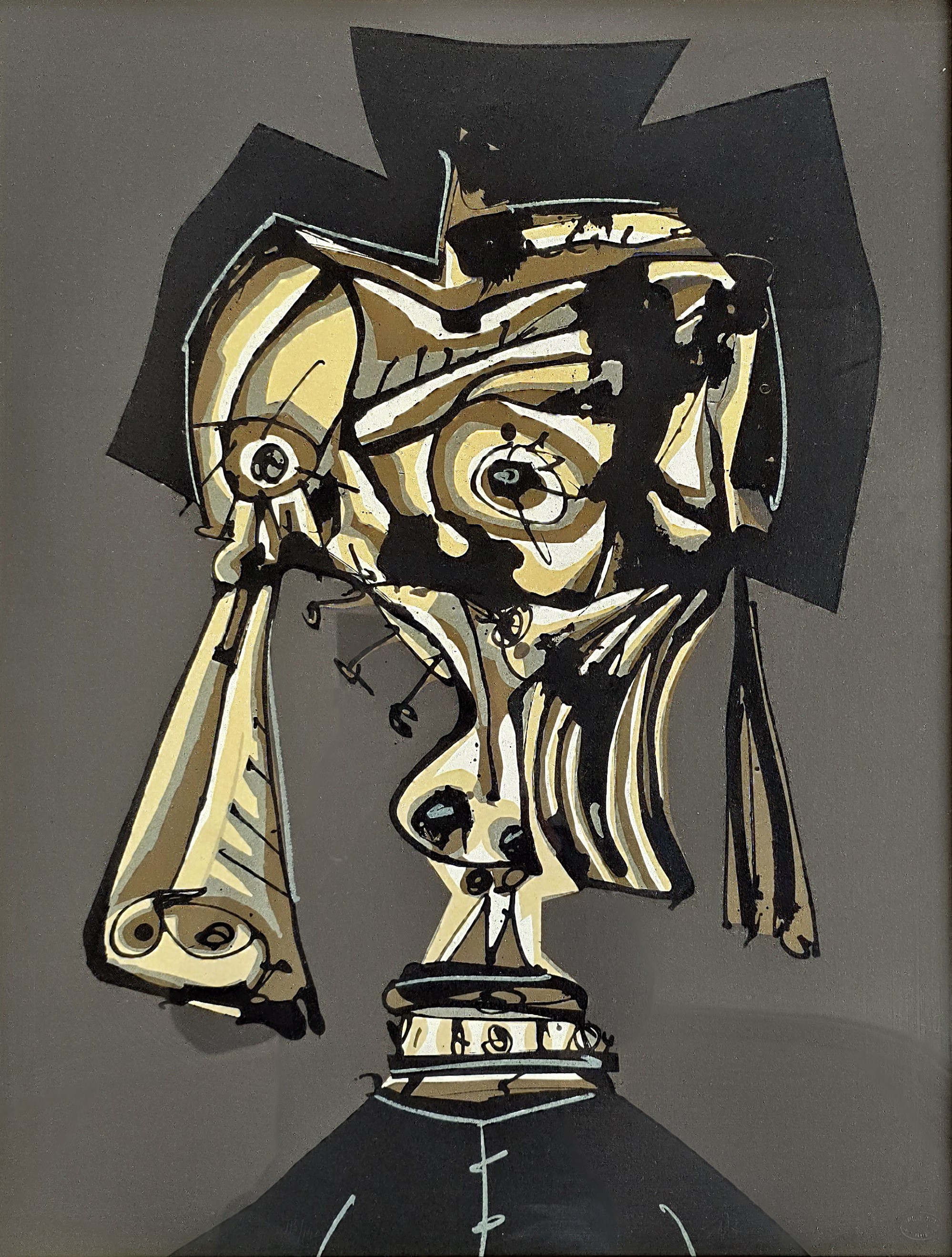 Antonio Saura, Dora Maar visitada IV Antonio Saura, Dora Maar visitada IV
