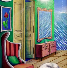 Painting, Midday dreams, Galia Chuntova
