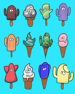 Drucke, Glaces, Pamelito