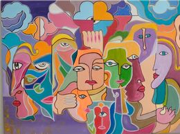 Pintura, Peapls faces, Adel Barnat
