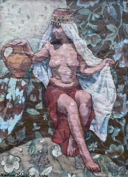 Peinture, Model in a east style, Nadezda Stupina