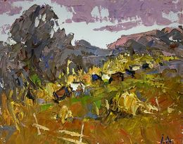 Painting, On the autumn slopes, Ivanyuk Oleksiy