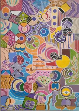 Peinture, Colors of life, Adel Barnat