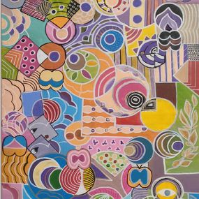 Gemälde, Colors of life, Adel Barnat