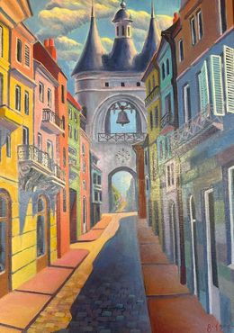 Painting, Bordeaux, Gela Keidia