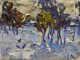 Gemälde, Winter silence, Oksana Ivanyuk