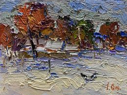 Painting, Winter day, Oksana Ivanyuk