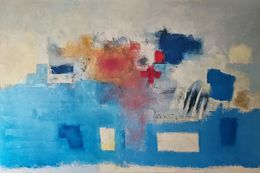 Painting, Walking in the Universe, Tomàs Sunyol