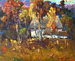 Painting, Evening primrose, Oksana Ivanyuk