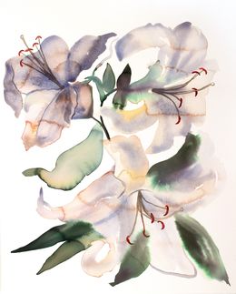 Painting, Lilies No. 4, Elizabeth Becker