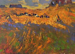 Painting, Buckwheat stubble, Ivanyuk Oleksiy
