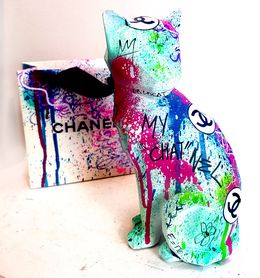 Sculpture, My 'Chat'Nel, Priscilla Vettese