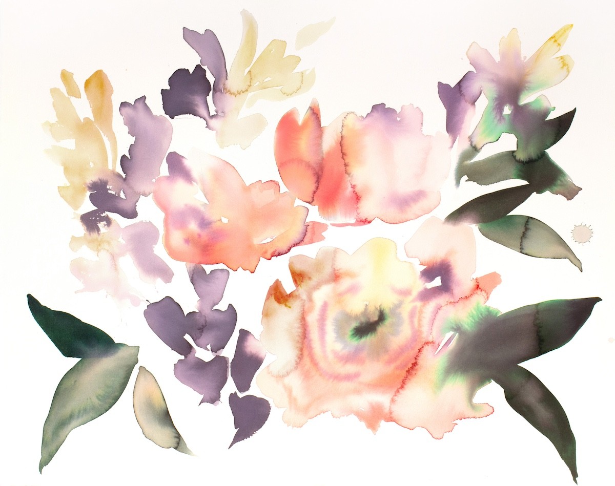 Elizabeth Becker, Abstract Floral No. 3 Elizabeth Becker, Abstract Floral No. 3