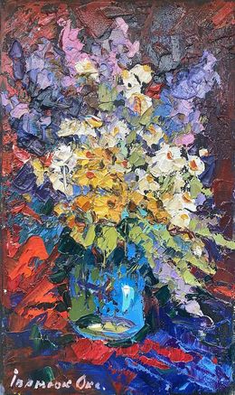 Painting, Field flowers, Oksana Ivanyuk