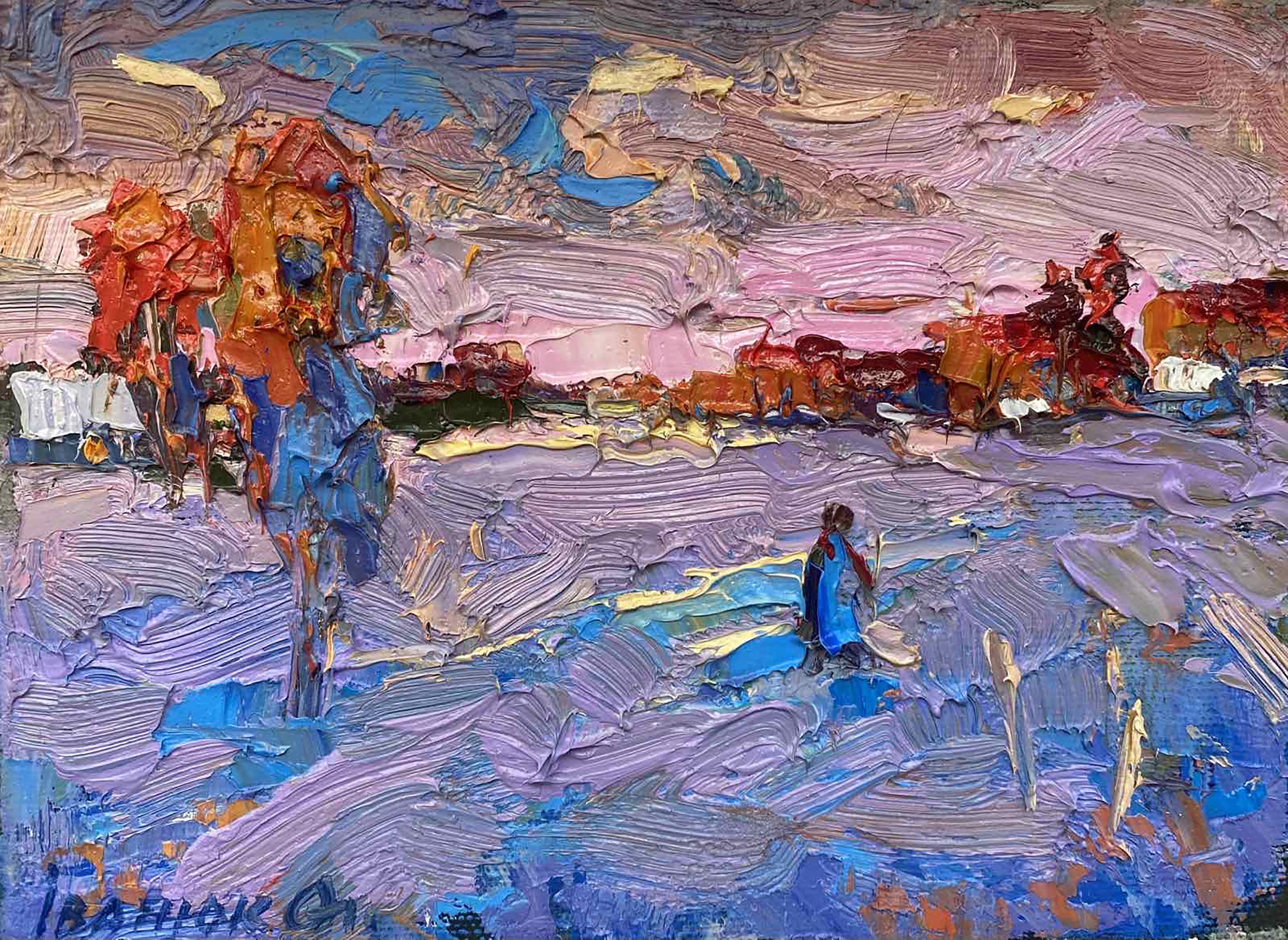 Oksana Ivanyuk, Winter road Oksana Ivanyuk, Winter road