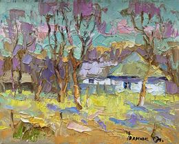 Painting, The snow came down, Ivanyuk Oleksiy