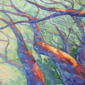 Gemälde, Raving for light, Genia Sheyn