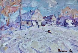Gemälde, A frosty day, Ivanyuk Oleksiy