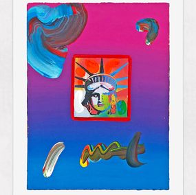 Painting, Liberty Head, Peter Max