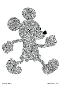 Fine Art Drawings, Old School Mouse, Tanner Rhines