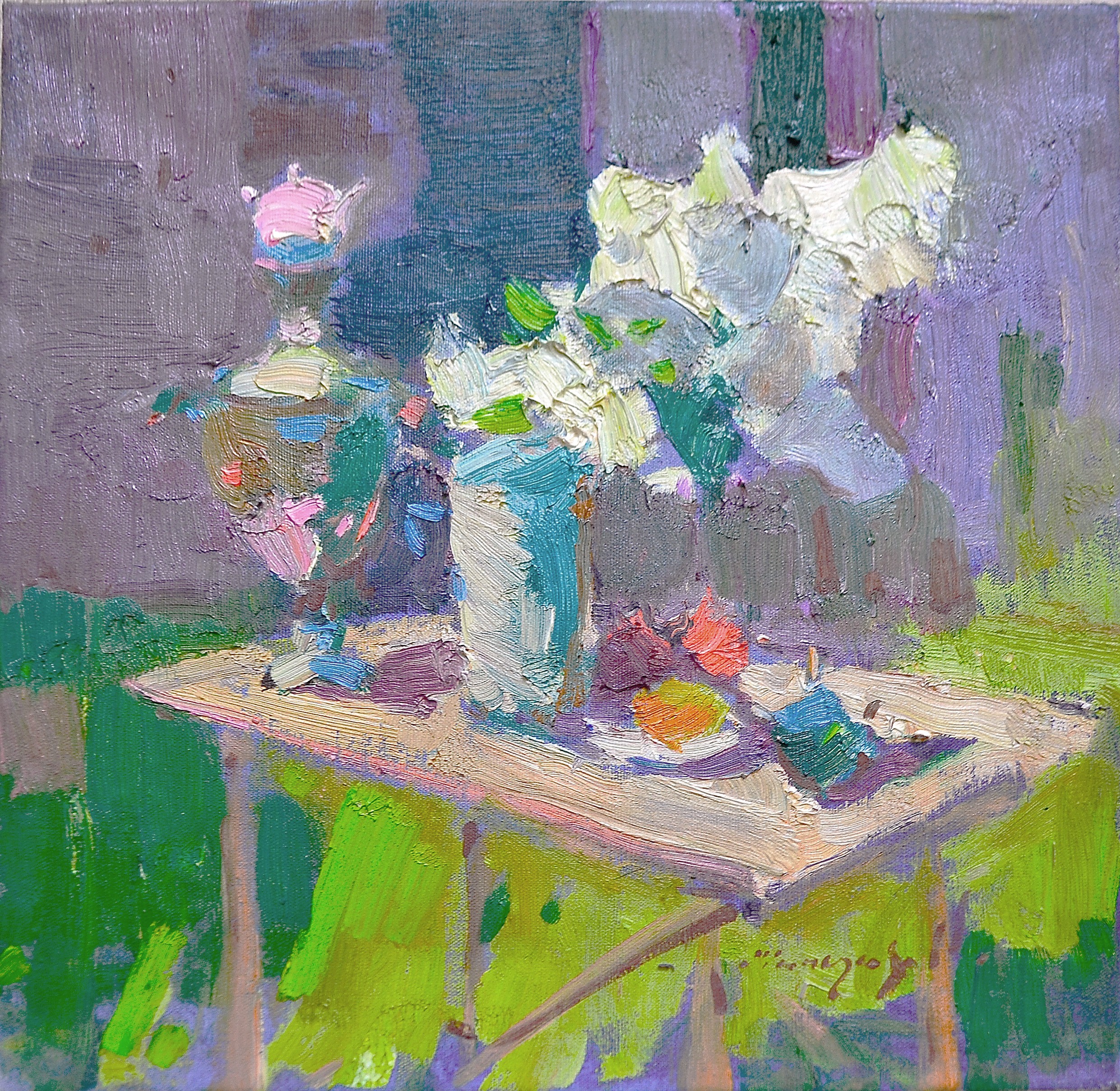 Alexander Shandor, Lilac on the Table Alexander Shandor, Lilac on the Table