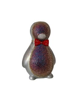Sculpture, Pingouin strass, Cha