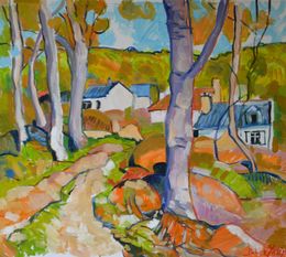 Peinture, Foret hivernale, Patrick Marie
