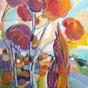 Peinture, Provence le soir, Patrick Marie