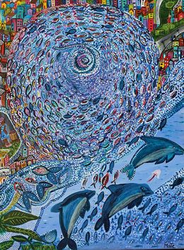 Gemälde, La traversée, Maite Diniz