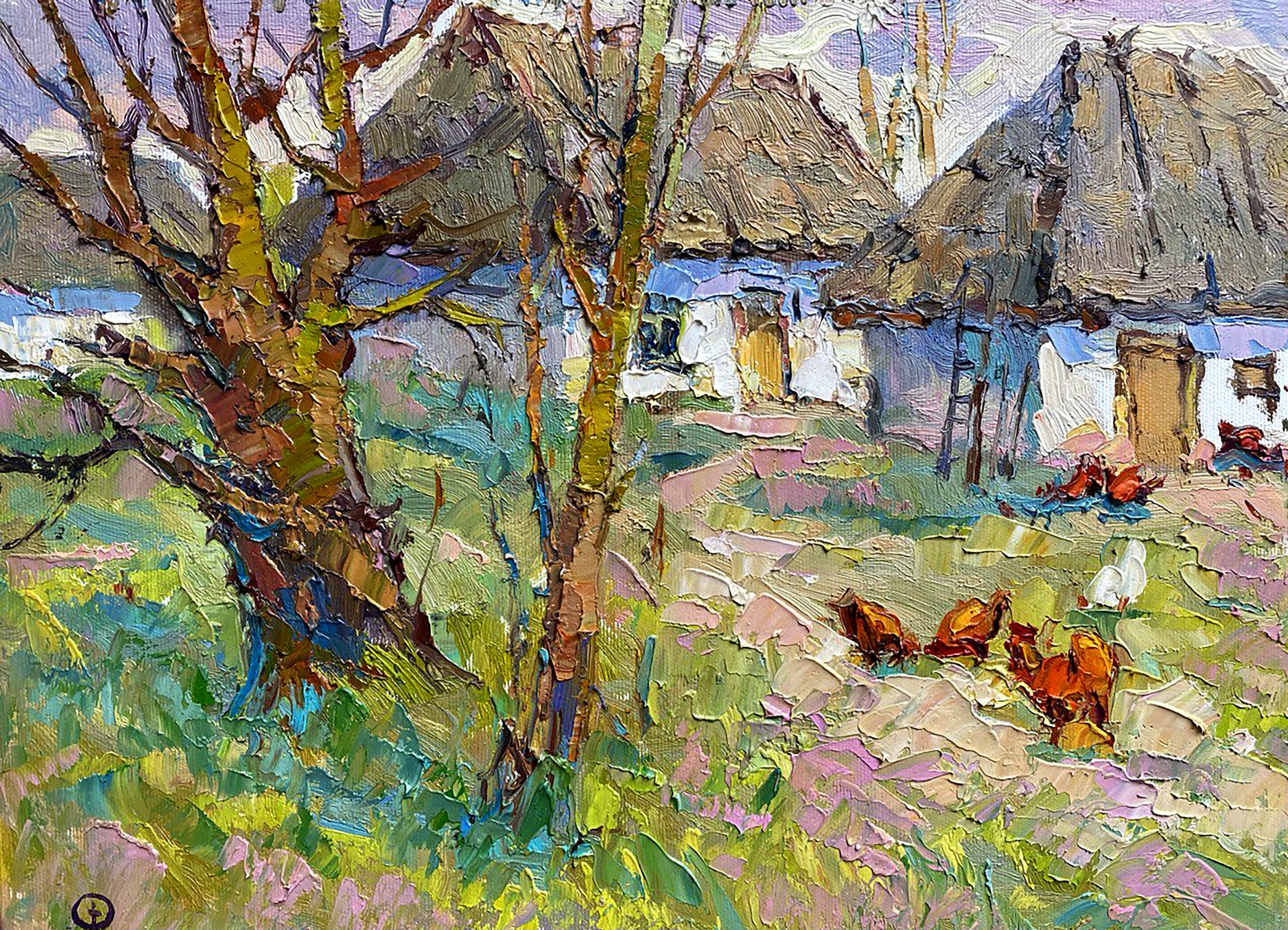 Oksana Ivanyuk, In the courtyard Oksana Ivanyuk, In the courtyard