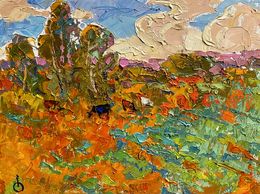 Painting, Autumn meadows, Ivanyuk Oleksiy