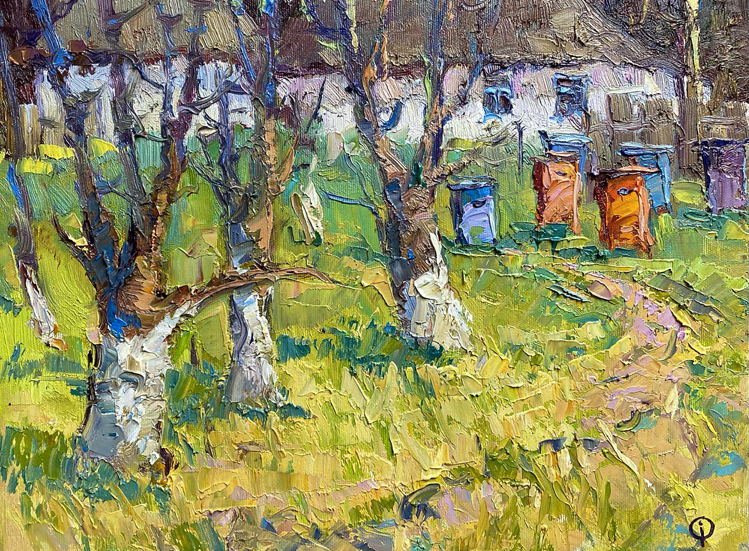 Oksana Ivanyuk, Spring yard Oksana Ivanyuk, Spring yard