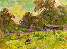 Gemälde, On the pasture, Ivanyuk Oleksiy