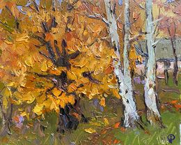 Painting, Autumn gold, Oksana Ivanyuk