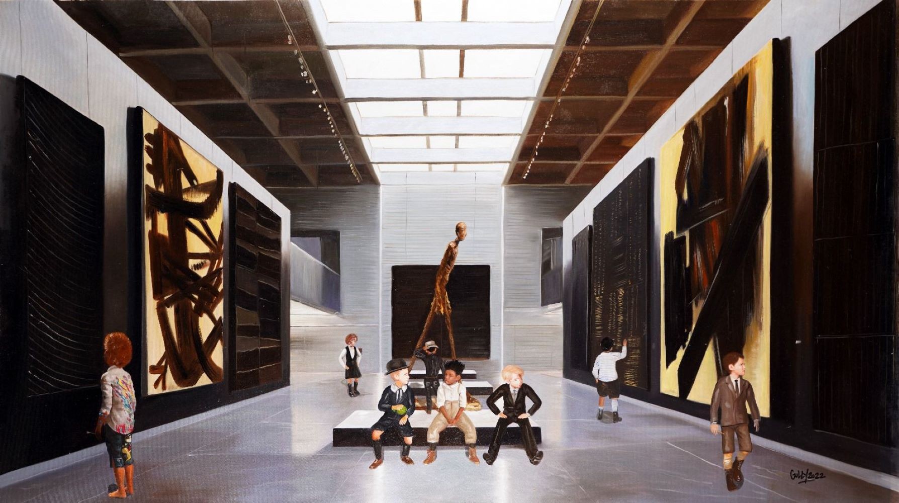 Gully, Hommage à Soulages Gully, Hommage à Soulages
