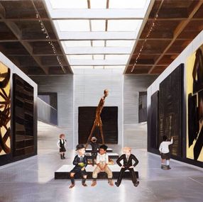 Peinture, Hommage à Soulages, Gully
