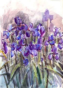 Zeichnungen, Mom's flower bed, Anna Lageda
