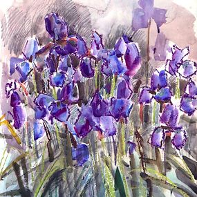 Zeichnungen, Mom's flower bed, Anna Lageda