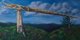 Painting, Sage paysage, Florent Meyer