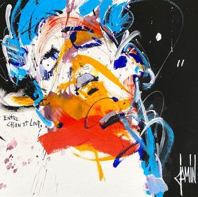 Painting, Entre chien et loup, David Jamin
