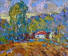 Painting, Autumn field, Ivanyuk Oleksiy